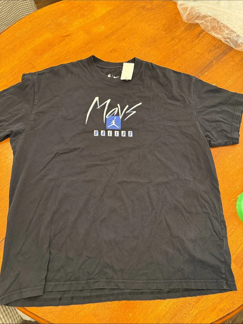 Jordan Nike Black Dallas Mavs Graphic Tee xxl